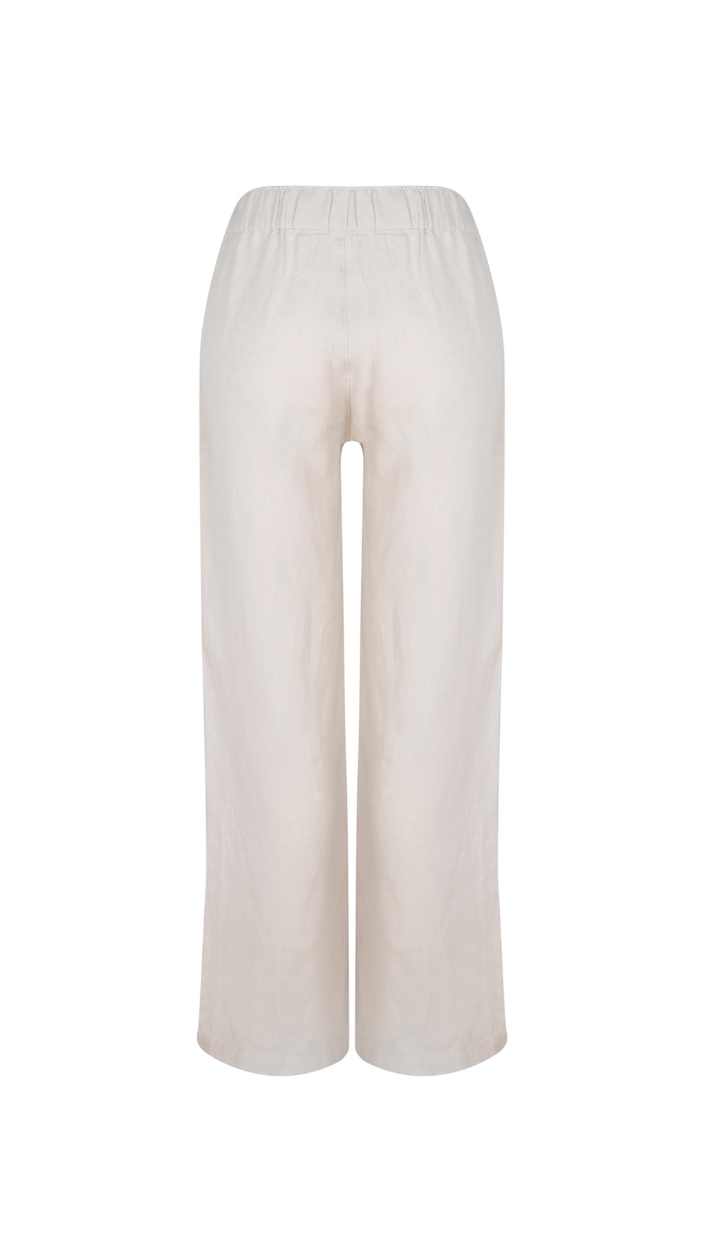 Soft Drape Bol Paça Klasik Keten Pantolon