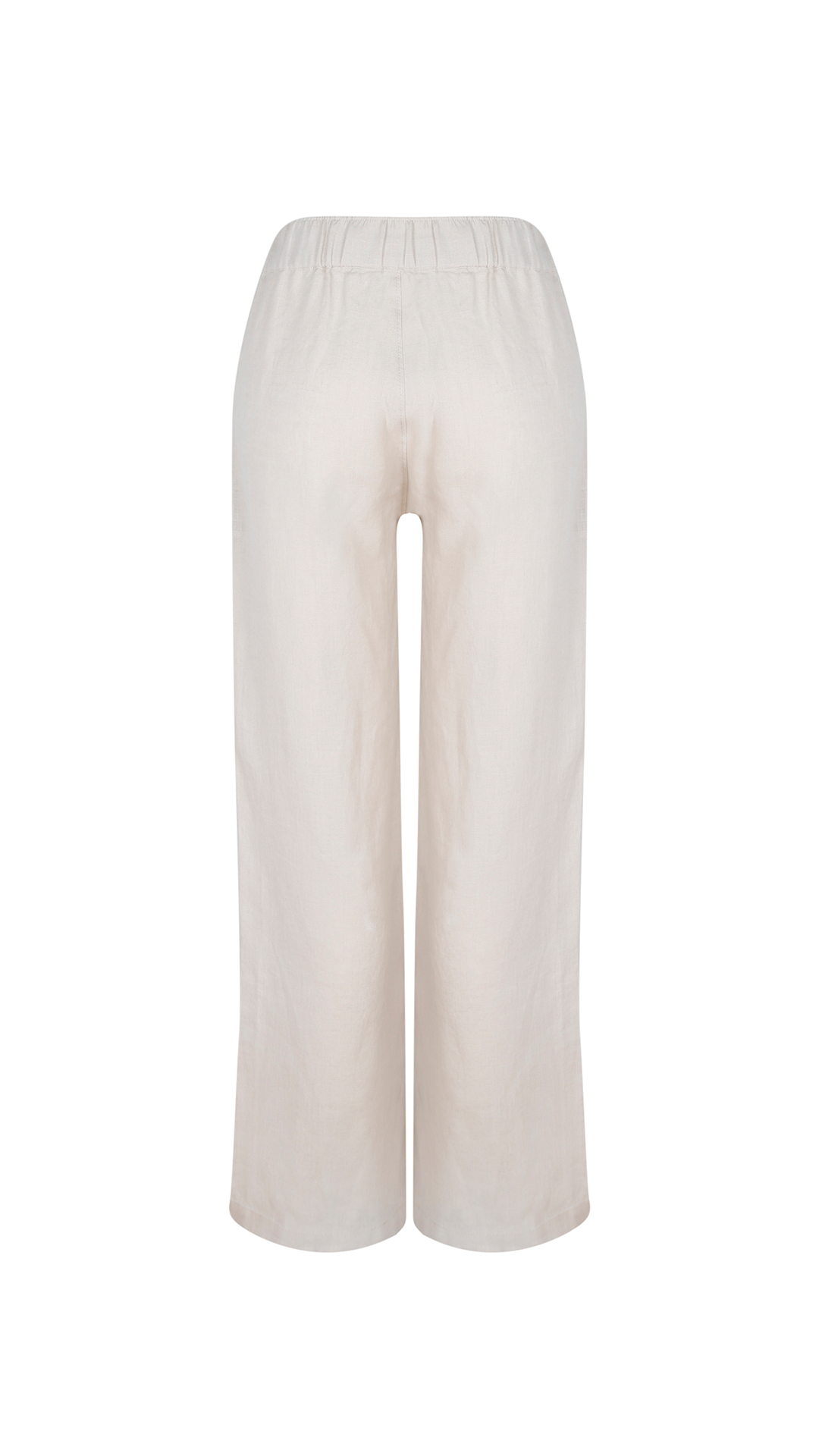 Soft Drape Bol Paça Klasik Keten Pantolon