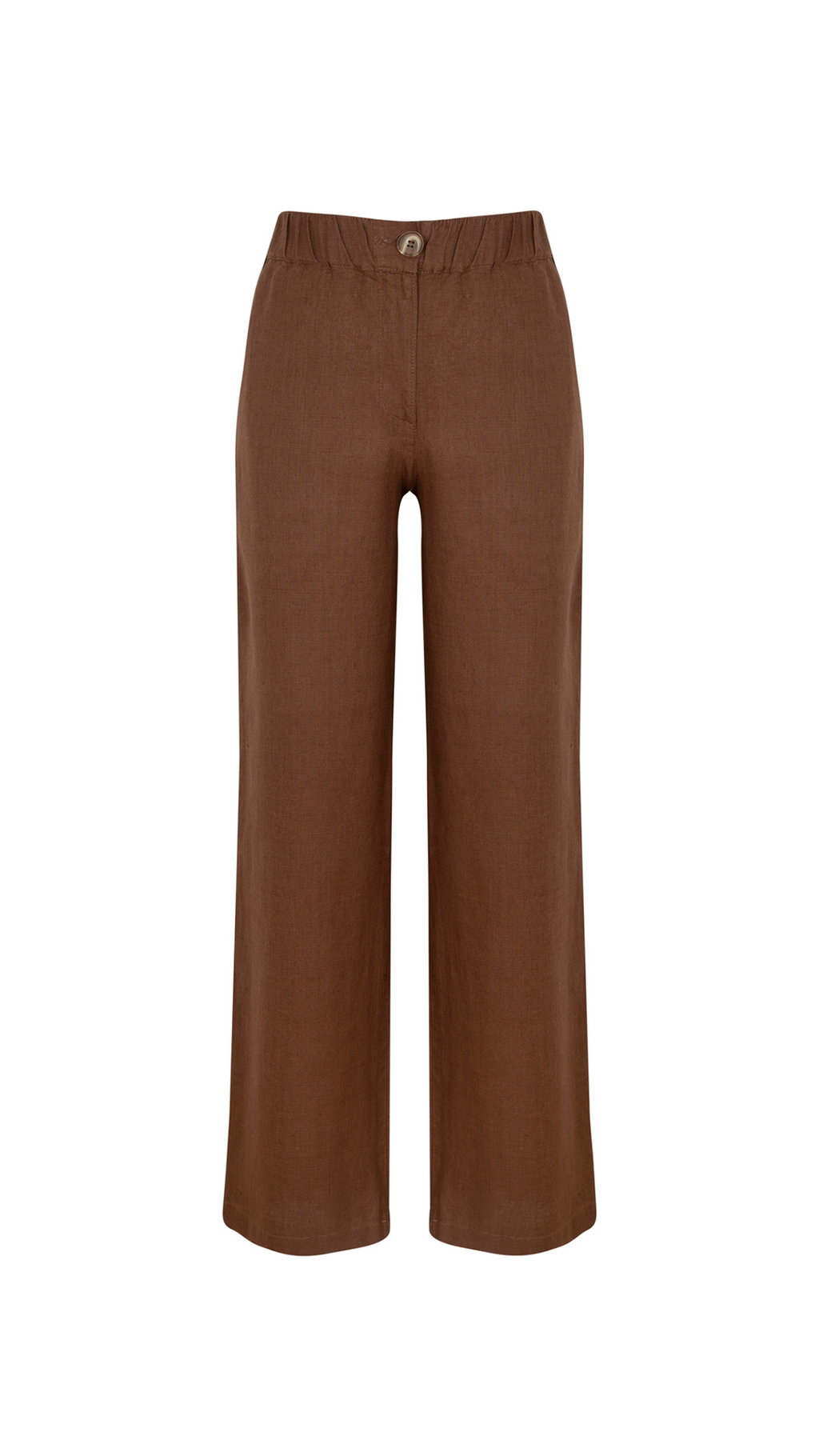 Soft Drape Bol Paça Klasik Keten Pantolon