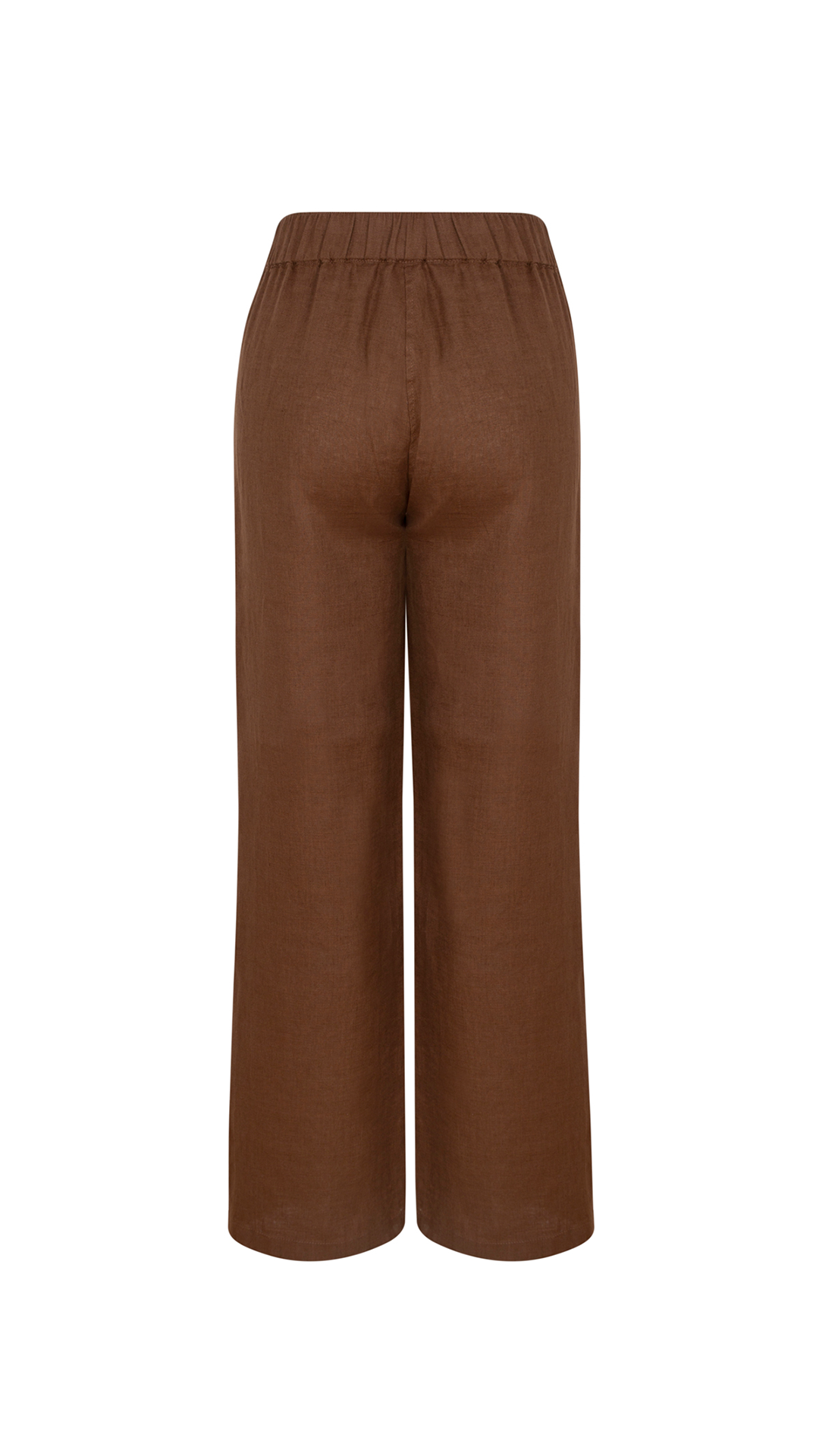 Soft Drape Bol Paça Klasik Keten Pantolon