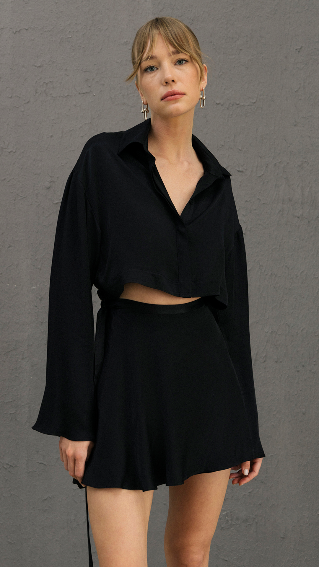 Siyah Laila Elbise