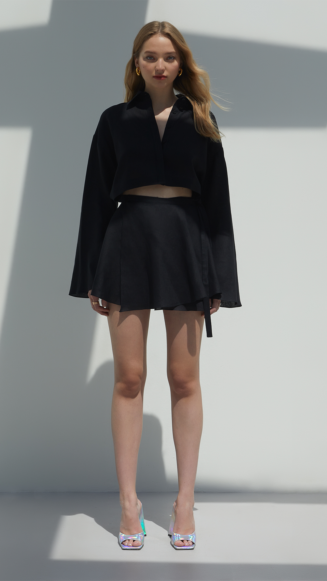 Siyah Talia Elbise