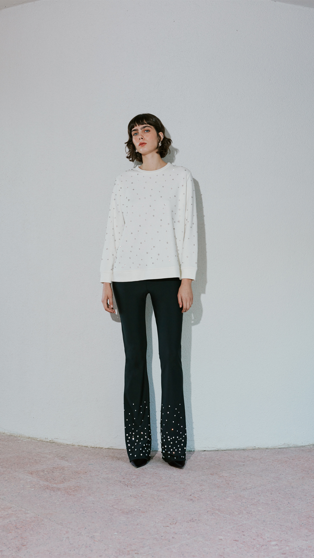 Siyah Glide Pantolon