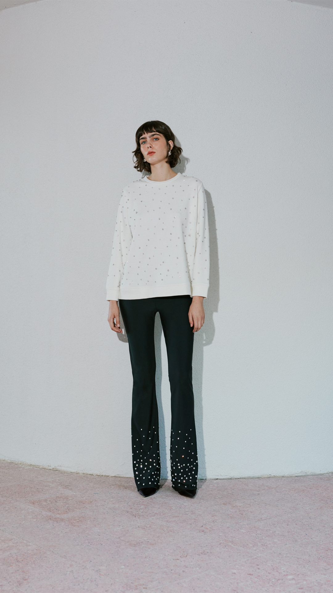 Siyah Glide Pantolon