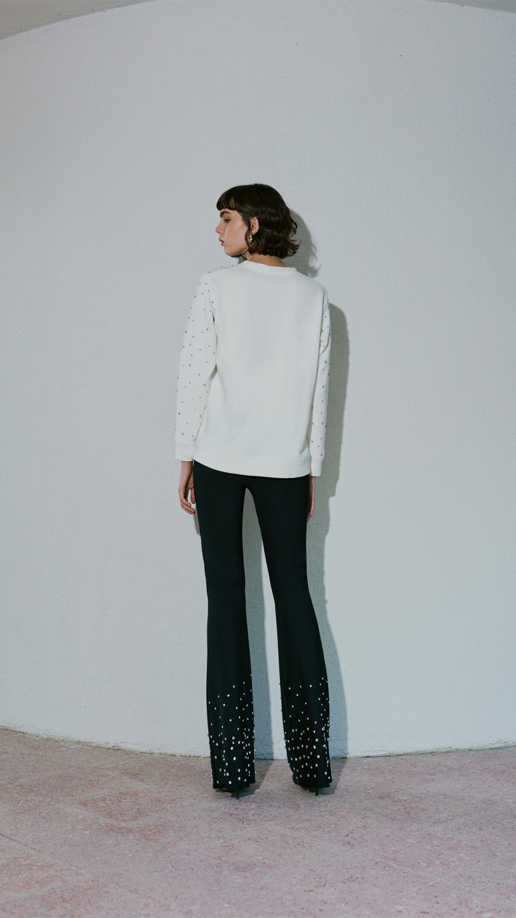 Siyah Glide Pantolon