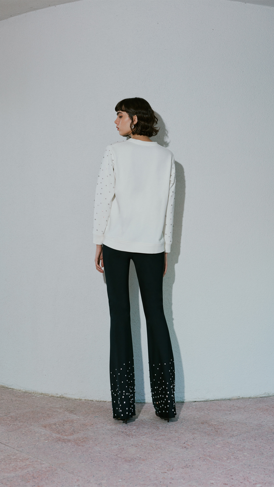 Siyah Glide Pantolon