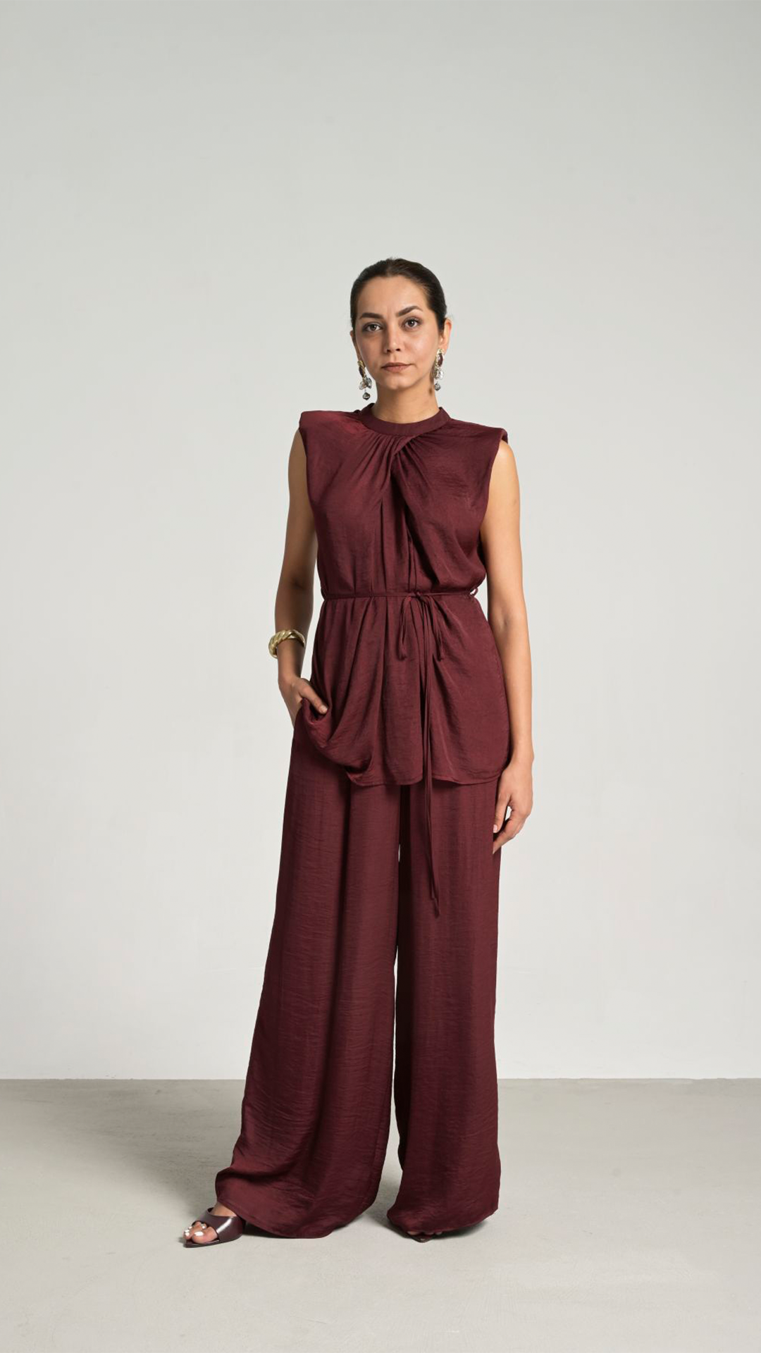 Laviess Saten Pantolon