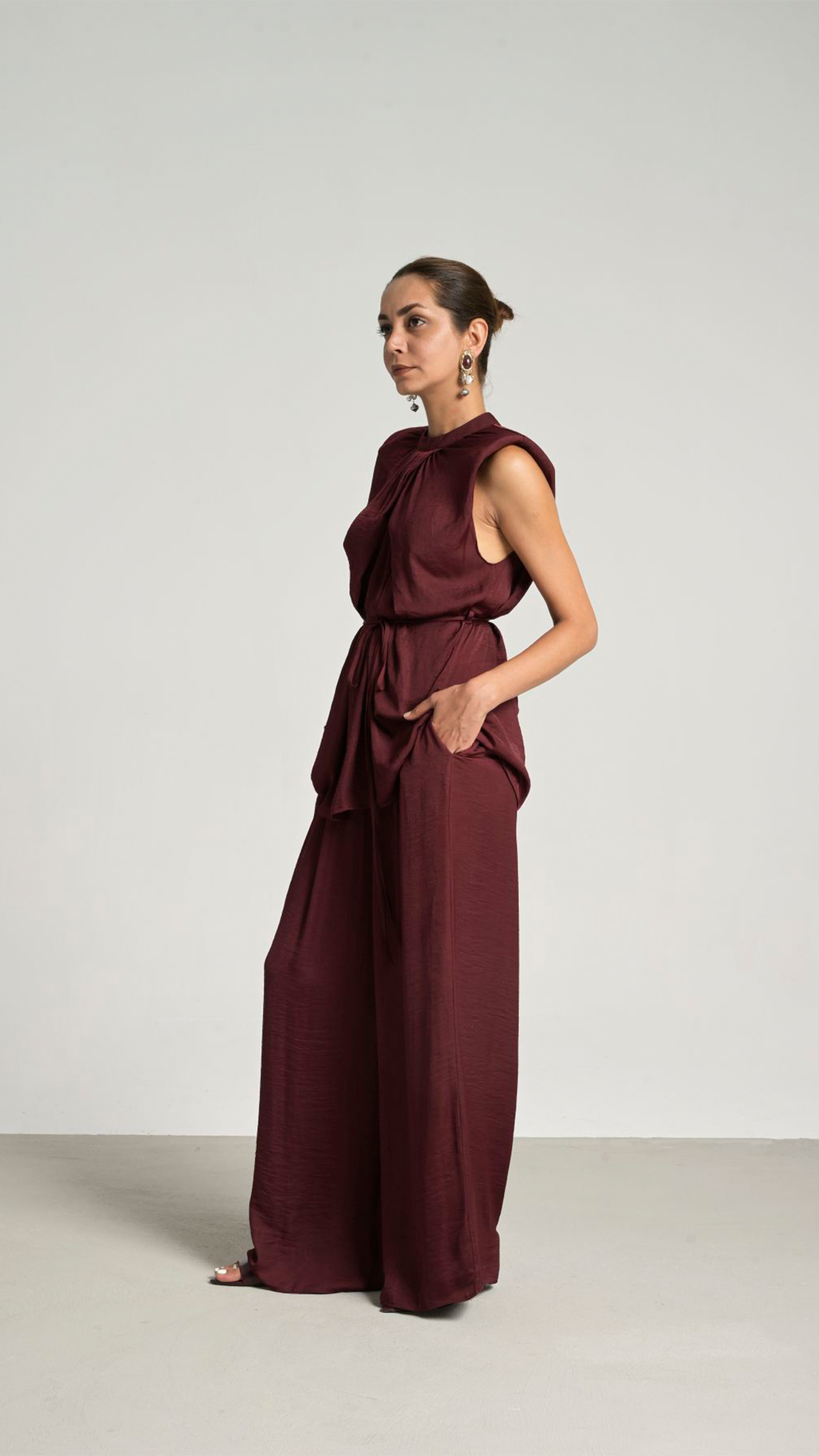 Laviess Saten Pantolon
