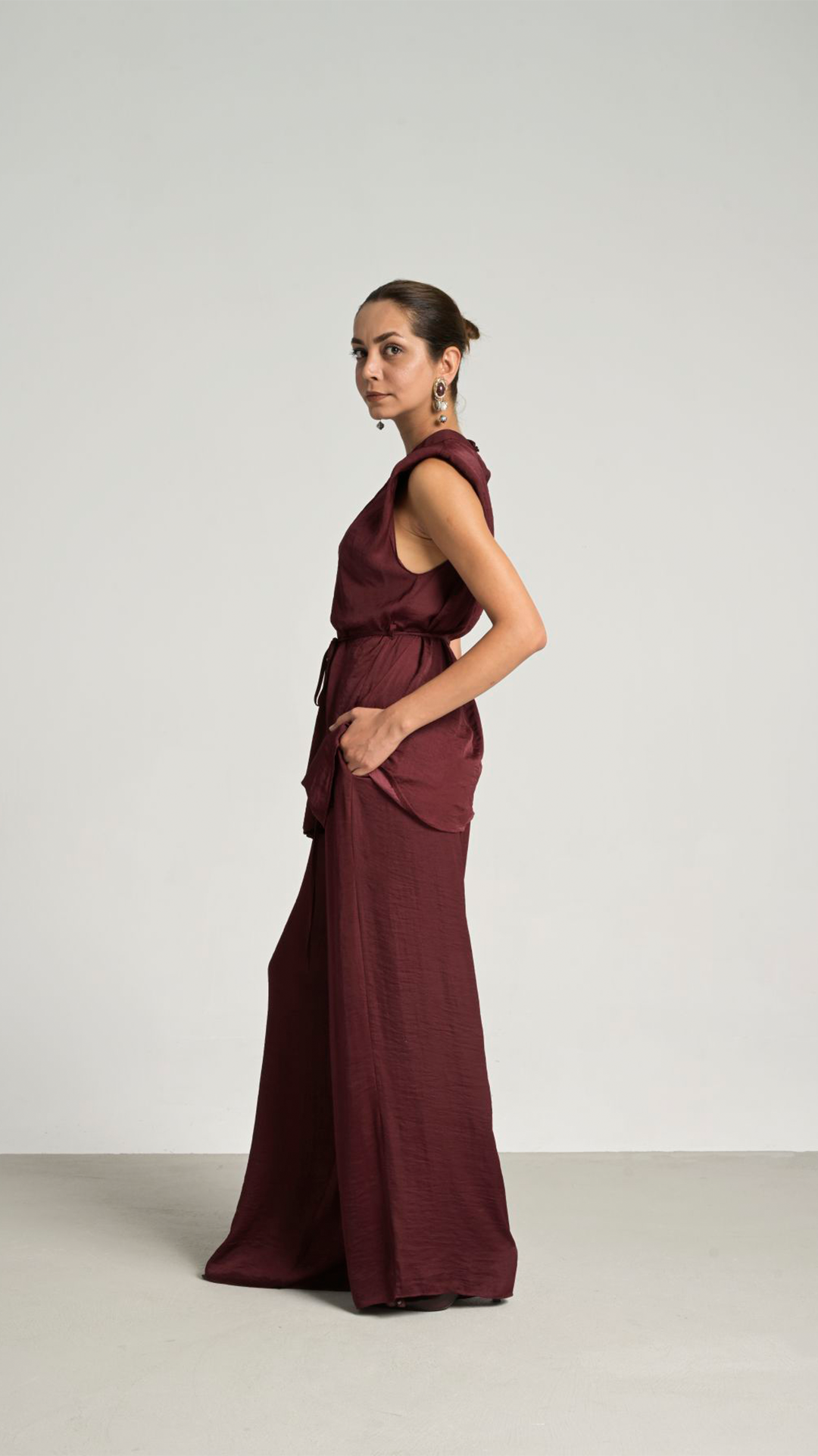 Laviess Saten Pantolon