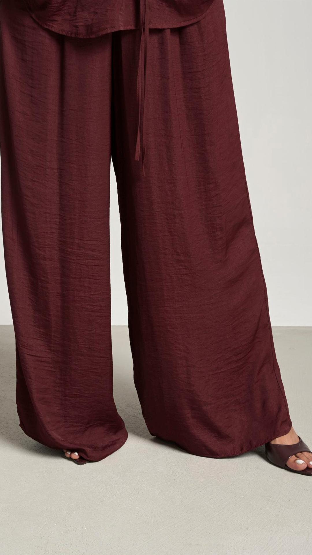 Laviess Saten Pantolon