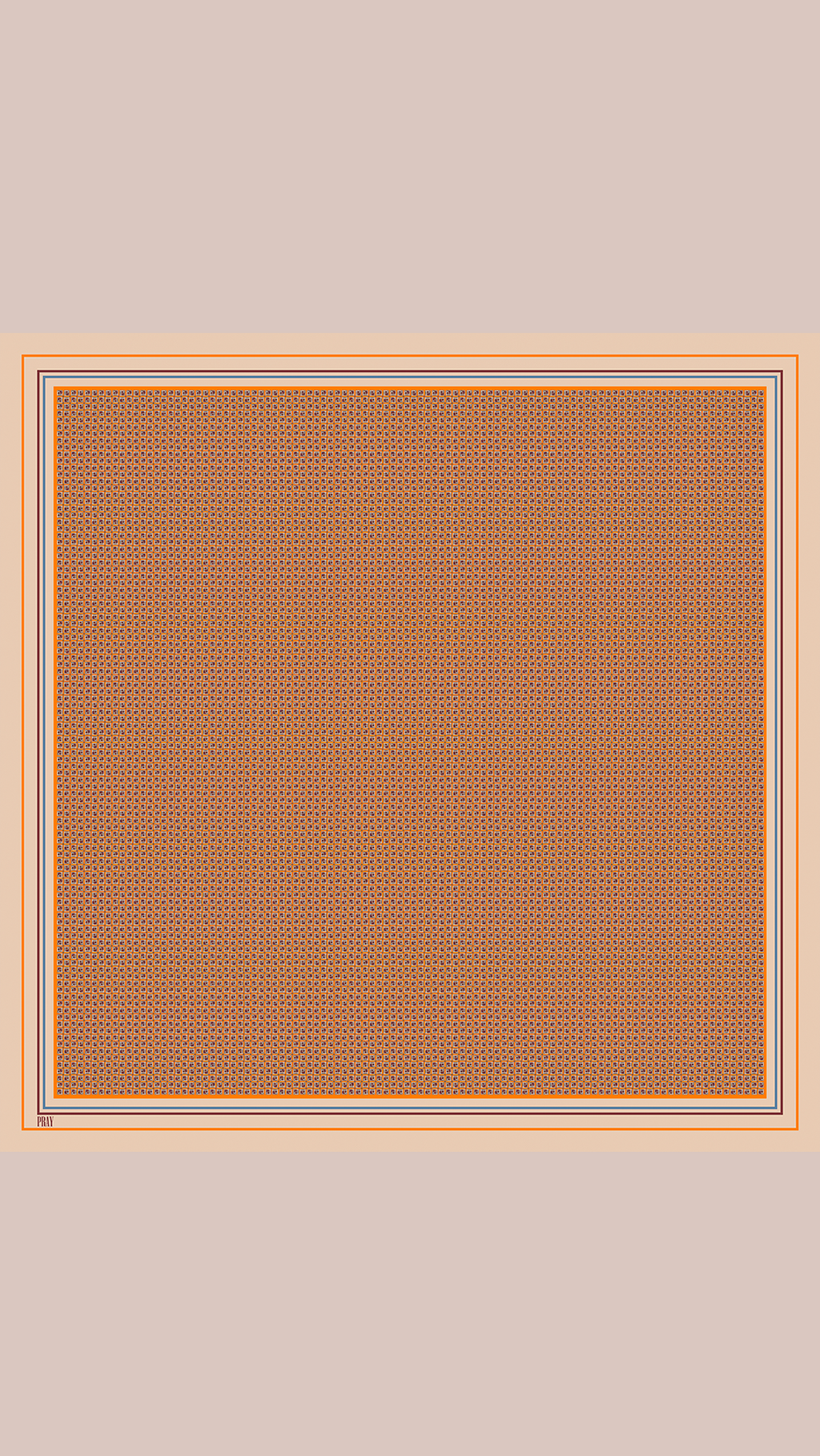 Eşarp - Nakş P Monogram