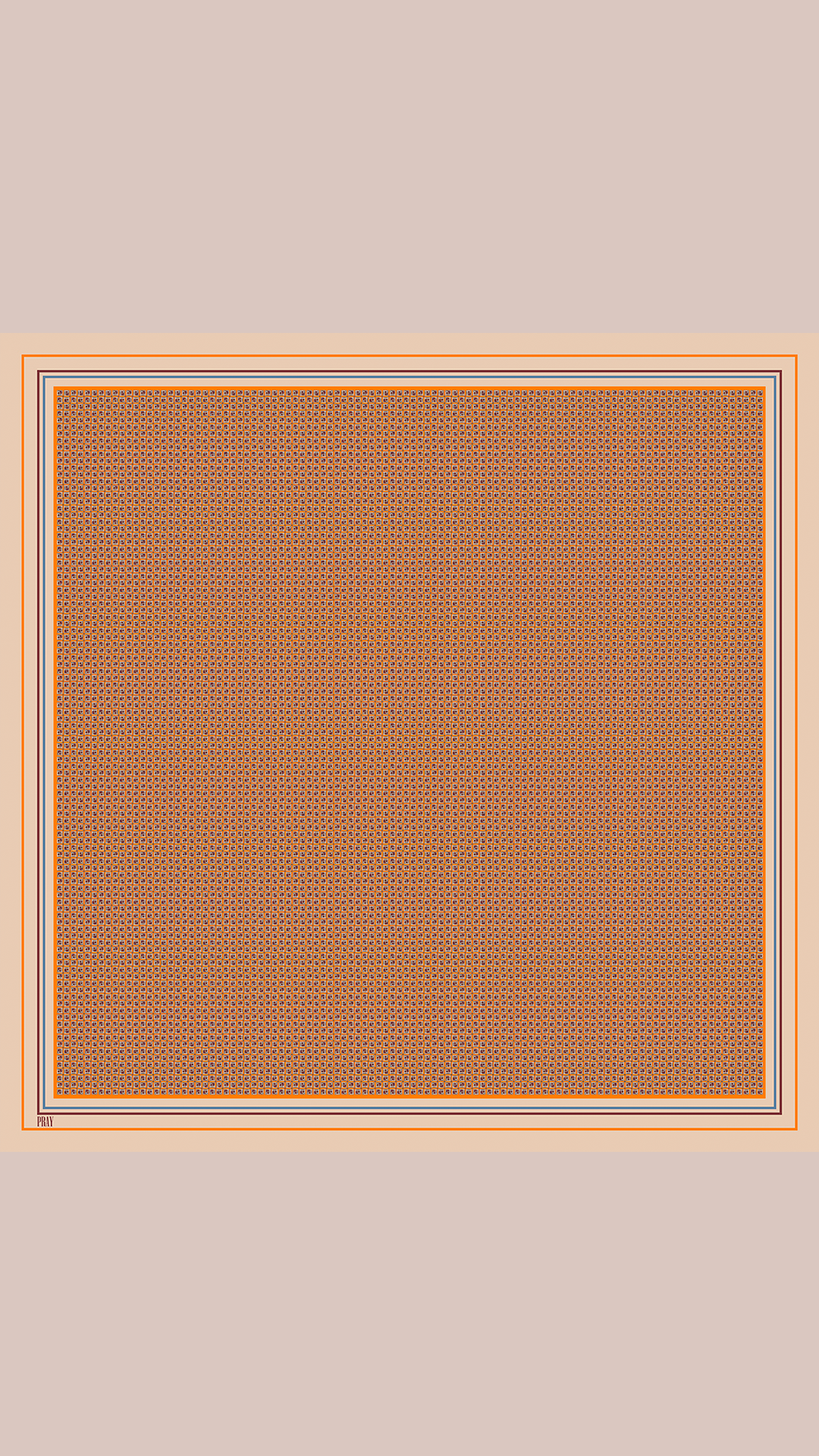 Eşarp - Nakş P Monogram