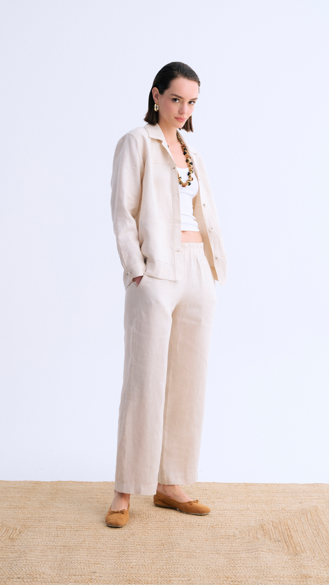 Urban Linen Keten Ceket