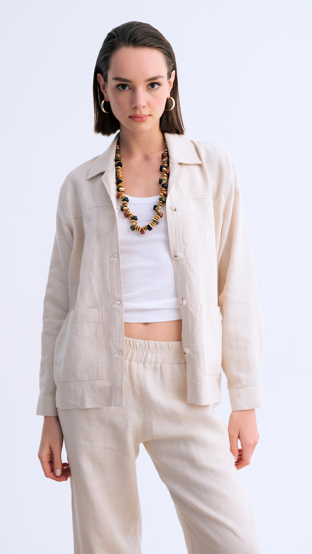 Urban Linen Keten Ceket