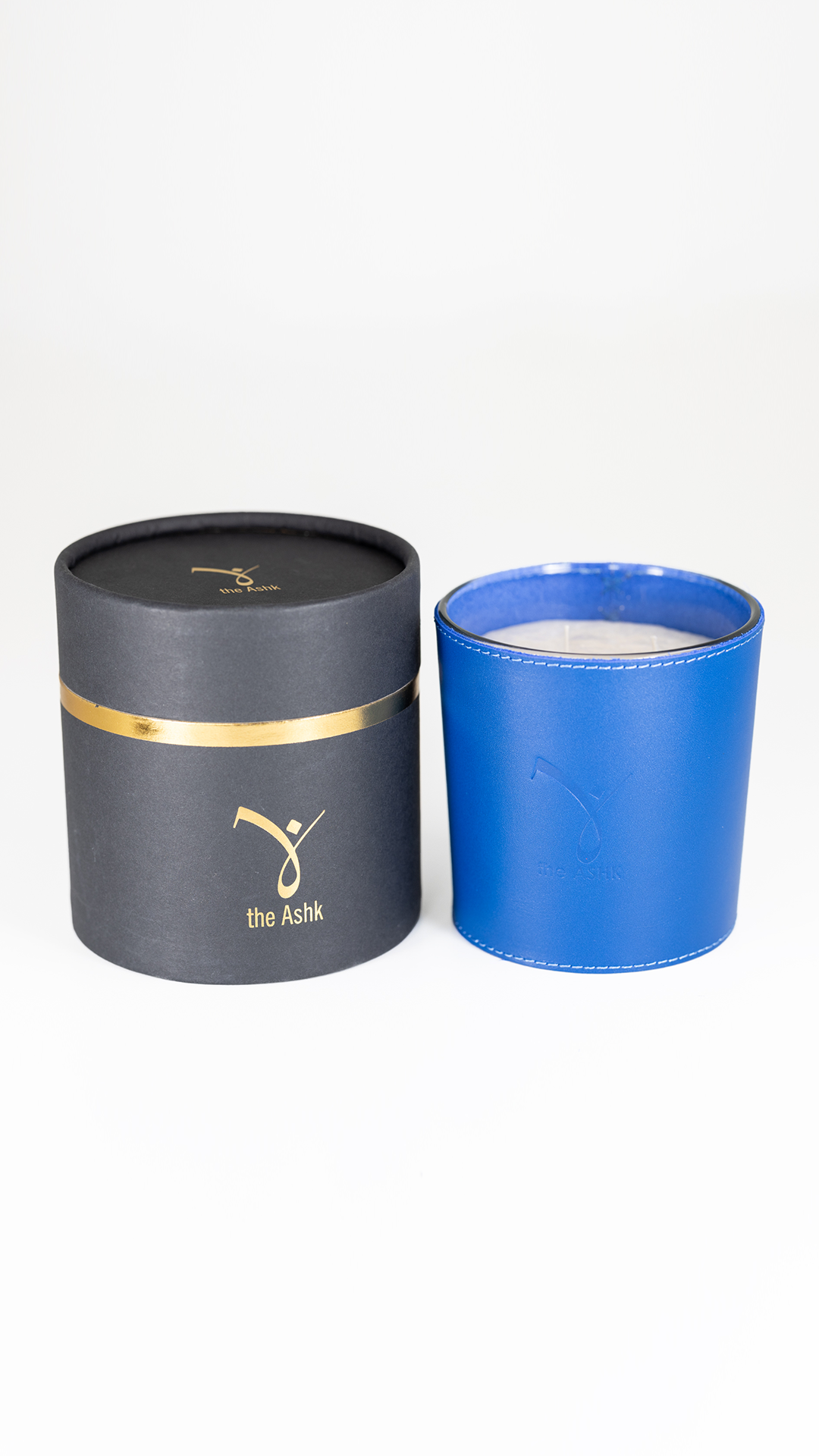 Deri Su Saks Mavi Bitkisel Mum 500gr